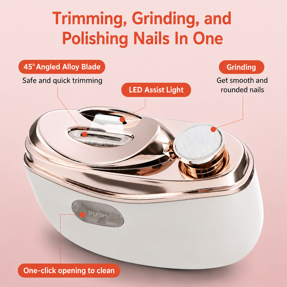 Norvaux™ 2-in-1 Multifunctional Electric Nail Clipper