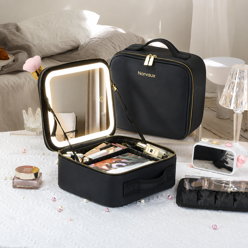 Norvaux™ 3 Color Portable Makeup Case