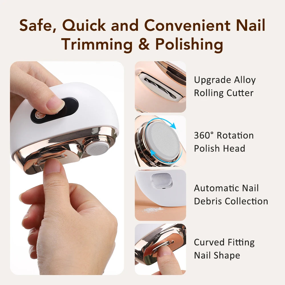 Norvaux™ 2-in-1 Multifunctional Electric Nail Clipper