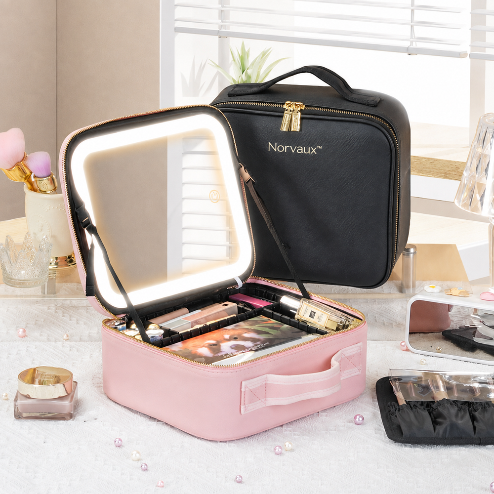 Norvaux™ 3 Color Portable Makeup Case