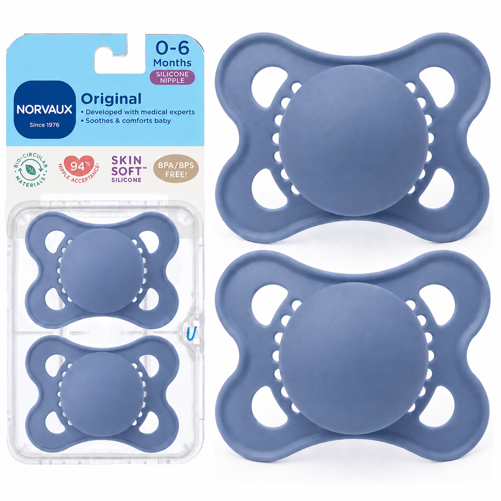 Norvaux Baby Pacifier Skin Soft Silicone