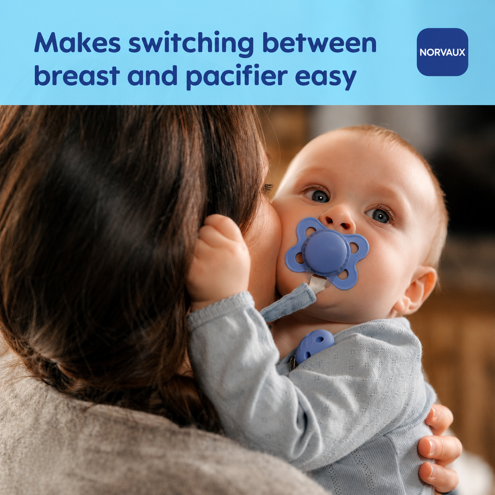 Norvaux Baby Pacifier Skin Soft Silicone